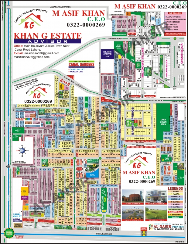 Commercial Available for Sale Canal Gardens LAHORE 