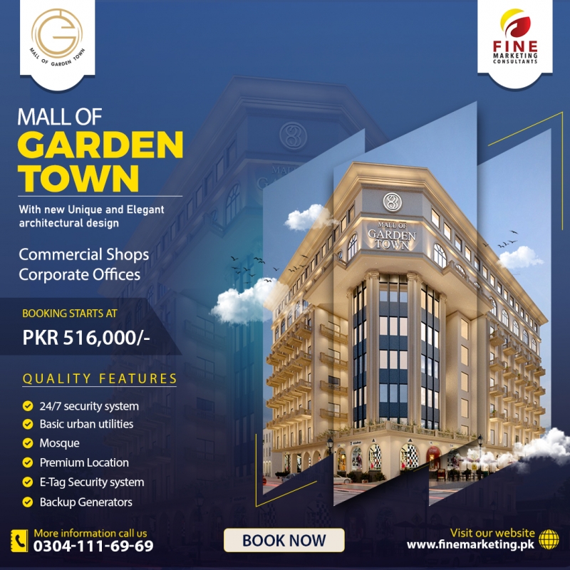 Commercial Available for Sale Garden Town LAHORE 