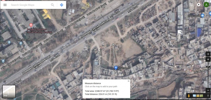 Commercial Available for Sale Cantt Area RAWALPINDI IJP road