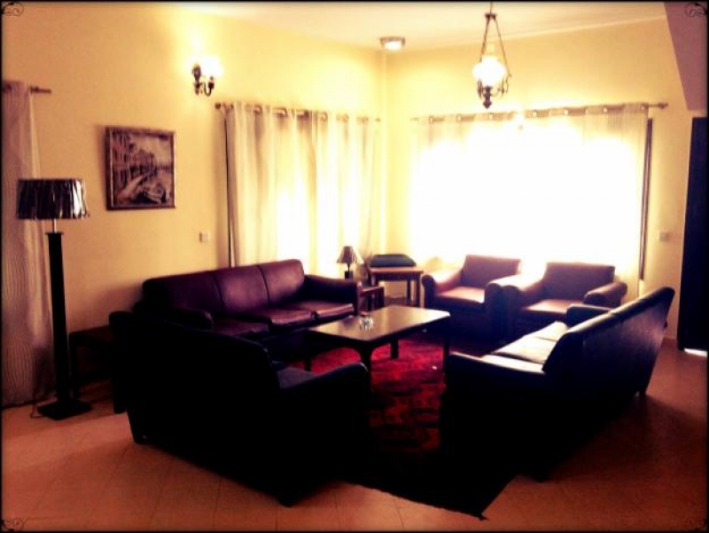 House Available for Rent Murree Road ABBOTTABAD lounge with sofa sets, internet, tv cable.