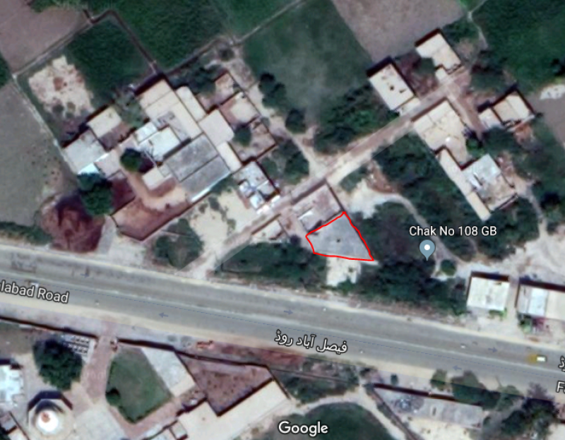 House Available for Sale Jaranwala Road FAISALABAD Google Pin