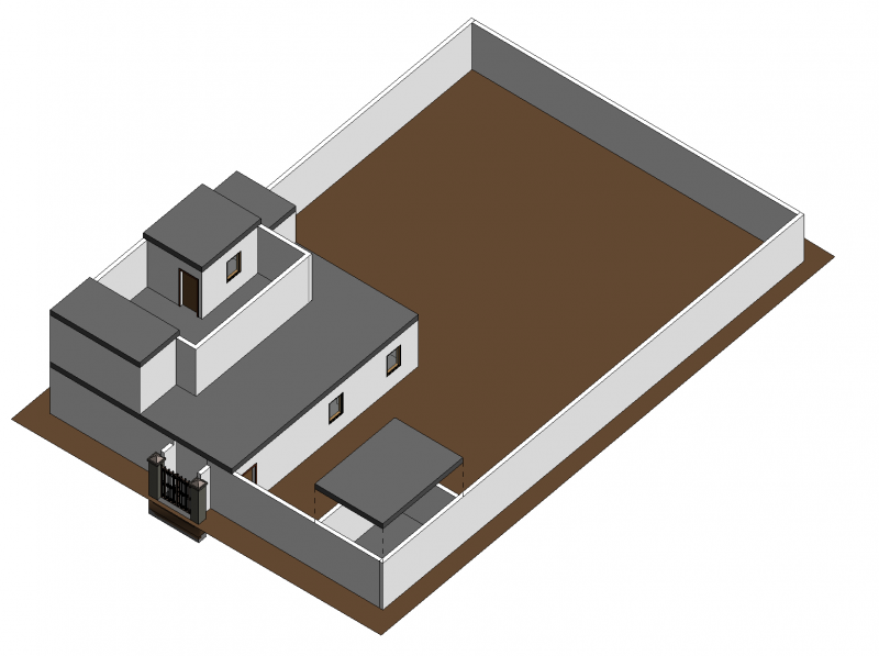 House Available for Sale Ahsanabad KARACHI 3D View