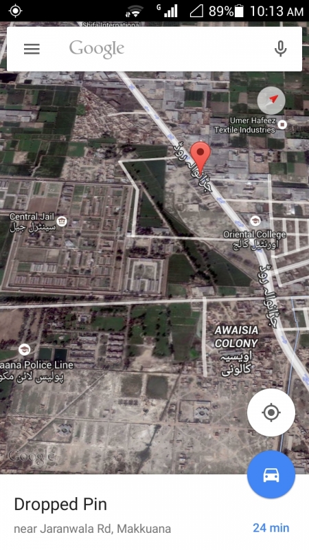 Plot Available for Sale Jaranwala Road FAISALABAD 