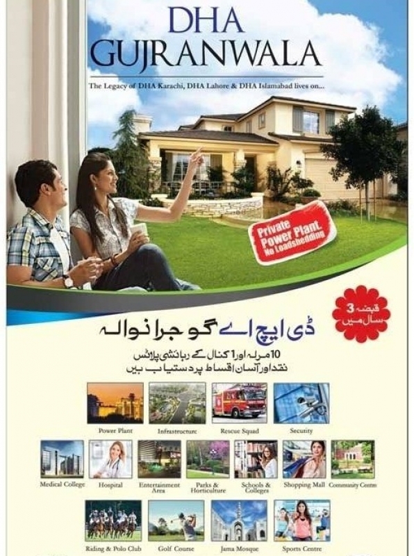 Plot Available for Sale Cantonment GUJRANWALA 