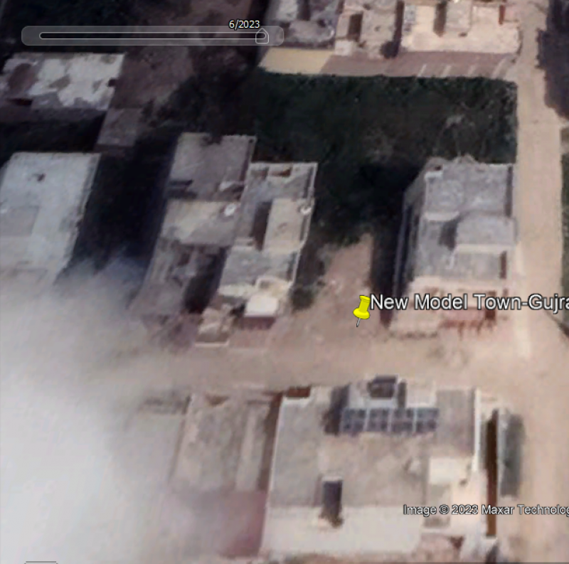 Plot Available for Sale Bhimber Rd. GUJRAT Ariel View of Plot