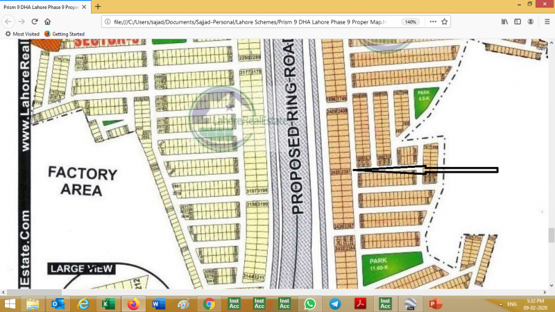 Plot Available for Sale DEFENCE HOUSING AUTHORITY LAHORE Plot location