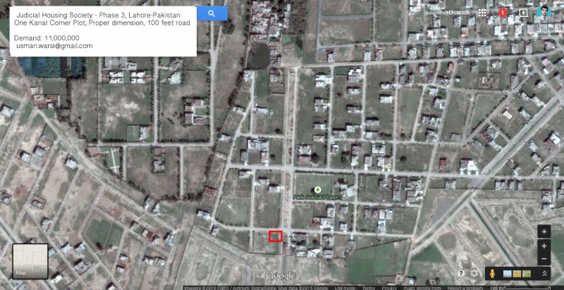 Plot Available for Sale Judicial Society LAHORE Plot Location