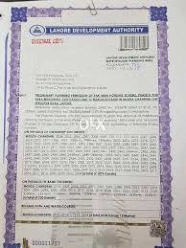 Plot Available for Sale Pak Arab Housing Society LAHORE LDA Approval