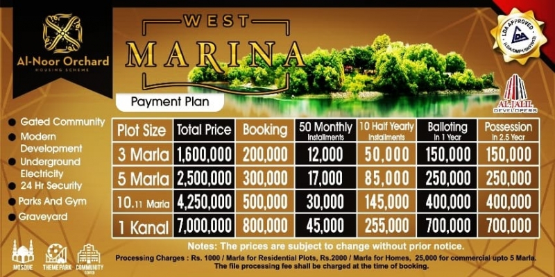 Plot Available for Sale Rehman Garden LAHORE 3 marla, 5 marla, 10 marla ,1 kanal