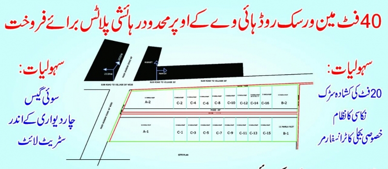 Plot Available for Sale Abdara Road PESHAWAR Map