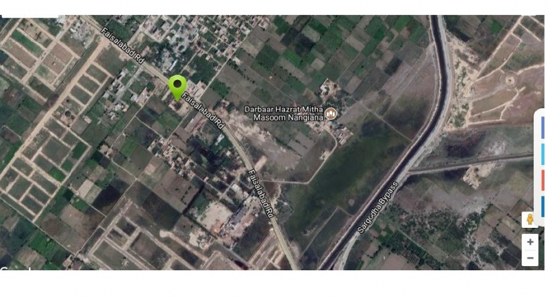 Plot Available for Sale Faisalabad Road SARGODHA Map View